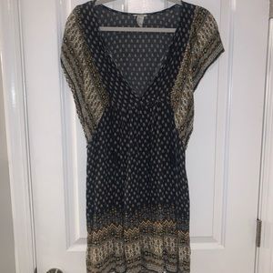 Blue patterned Forever 21 tunic